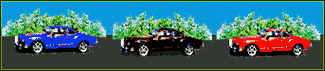 Three cars