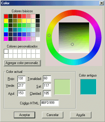 Color - Paint Shop Pro