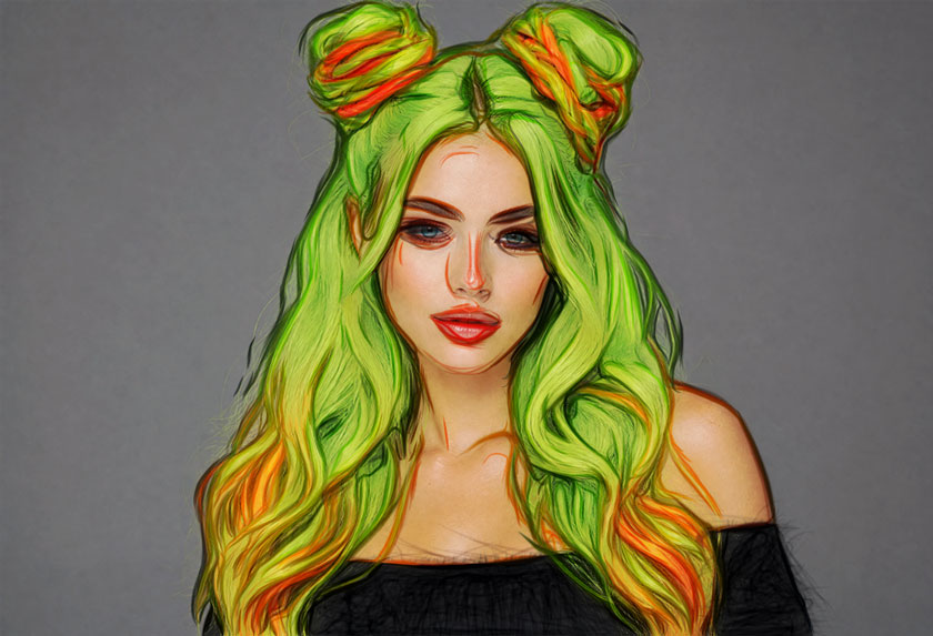 Рисунок цветными карандашами