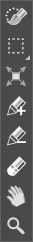 Werkzeugpalette in dem Original-Register