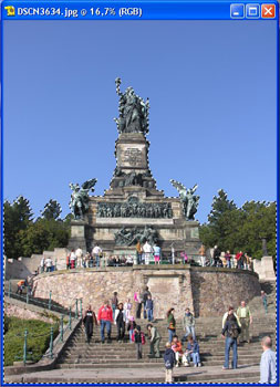 das Denkmal auswählen