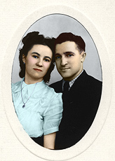 Koloriertes Foto