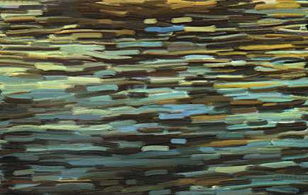 Ein Fragment des Gemäldes von Claude Monet