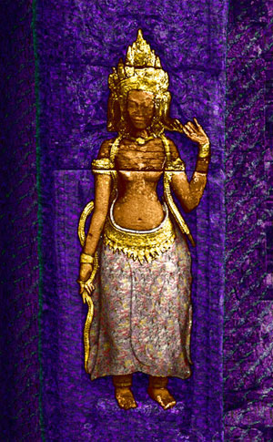 Basrelief mit der neuen Textur