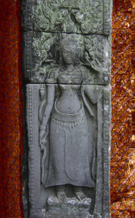 Basrelief mit Textur