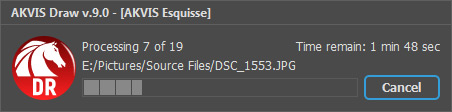 Traitement par lot des photos