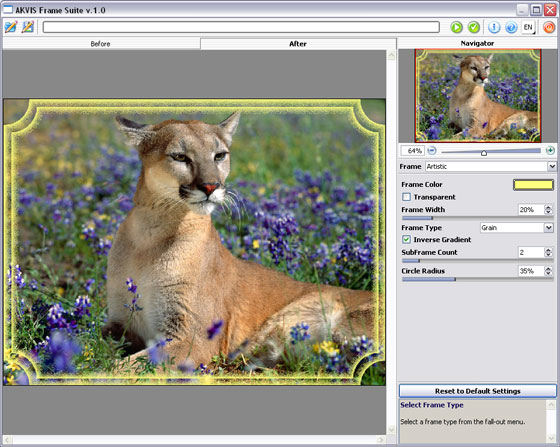 Add a photo frame