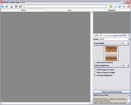 Standalone version of AKVIS Frame Suite