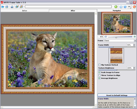 Add a photo frame