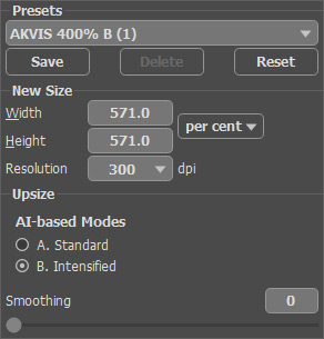 Workspace of AKVIS Magnifier