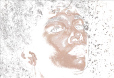 Maske mit glatten Kanten