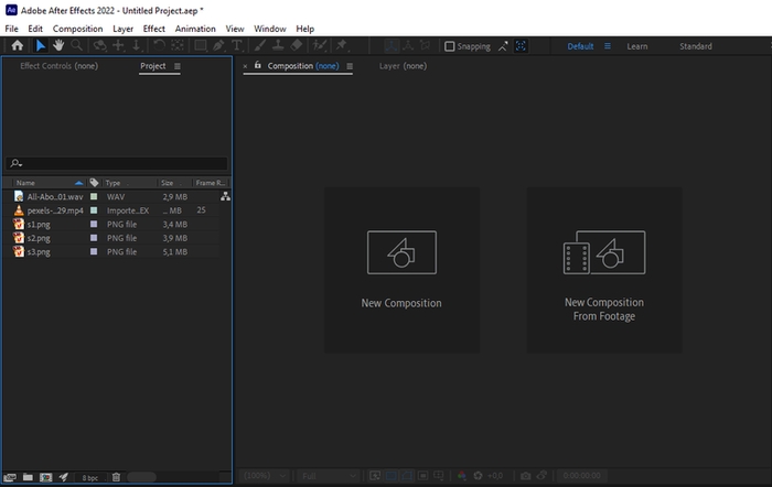 Importing Files for a Project