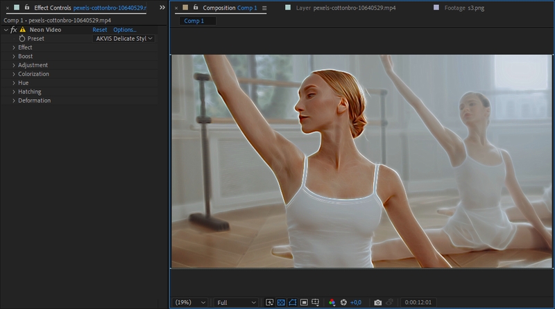 Combination of Effects in Darken mode