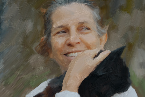 Trasformazione in pittura ad olio