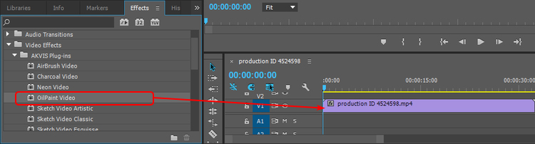 Картина маслом для видео в Premiere Pro