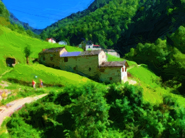 Paisagem (Pintura a óleo)
