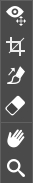 Werkzeugpalette in dem Original-Register