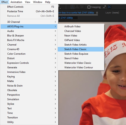 Рисунок карандашом для видео в After Effects
