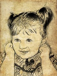Disegno su vecchia carta