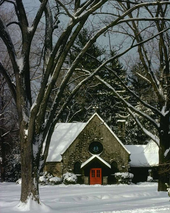 Originalfoto einer Kirche