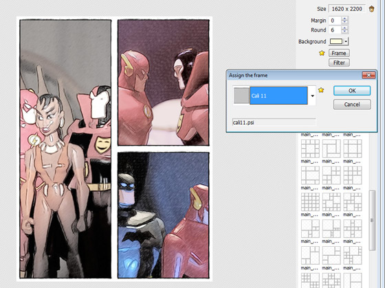 Adding Images, Adjusting Frames