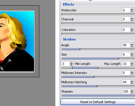 Adjust the settings in AKVIS Sketch