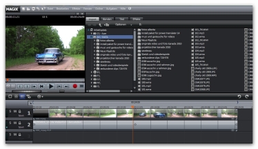 Das Fenster des Programms Magix