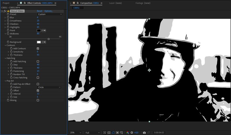 Adjust Effect Settings