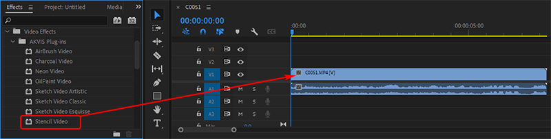 Stencil Video in Adobe Premiere Pro