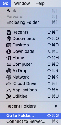 Go to Folder