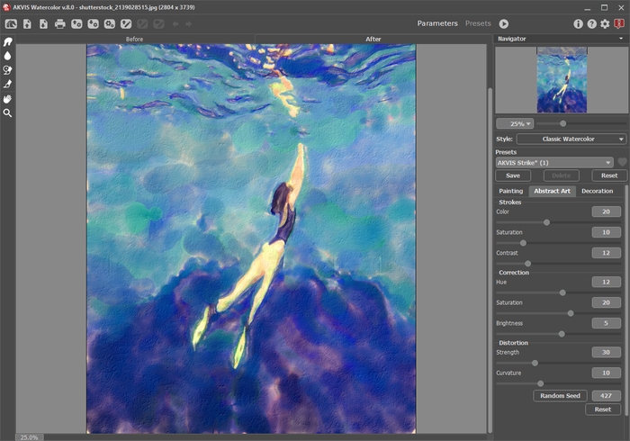 Abstract Art Tab