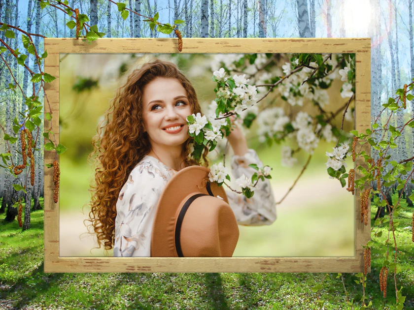 Весенние рамки