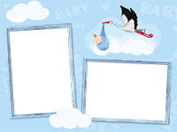 Bilderrahmen : Unser Baby - Junge