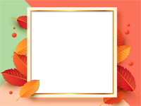 Cadres: Feuilles d'automne
