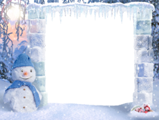 Bilderrahmen : Winterpaket