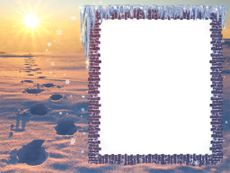 Bilderrahmen : Winterpaket