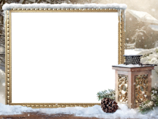 Bilderrahmen : Winterpaket