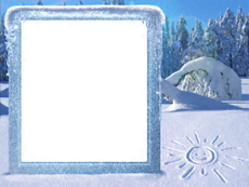 Bilderrahmen : Winterpaket