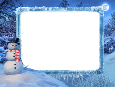 Bilderrahmen : Winterpaket