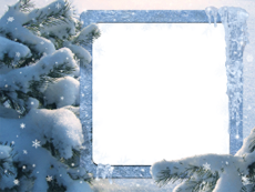 Bilderrahmen : Winterpaket