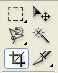 Tools palette fragment with Crop chosen