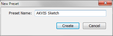 Preset Name