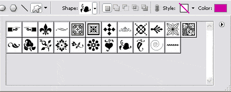 shapes: Ornaments