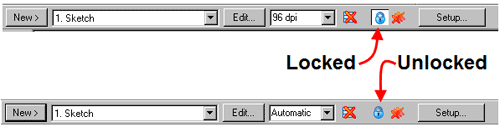 Lock or Unlock the Effects in Xara